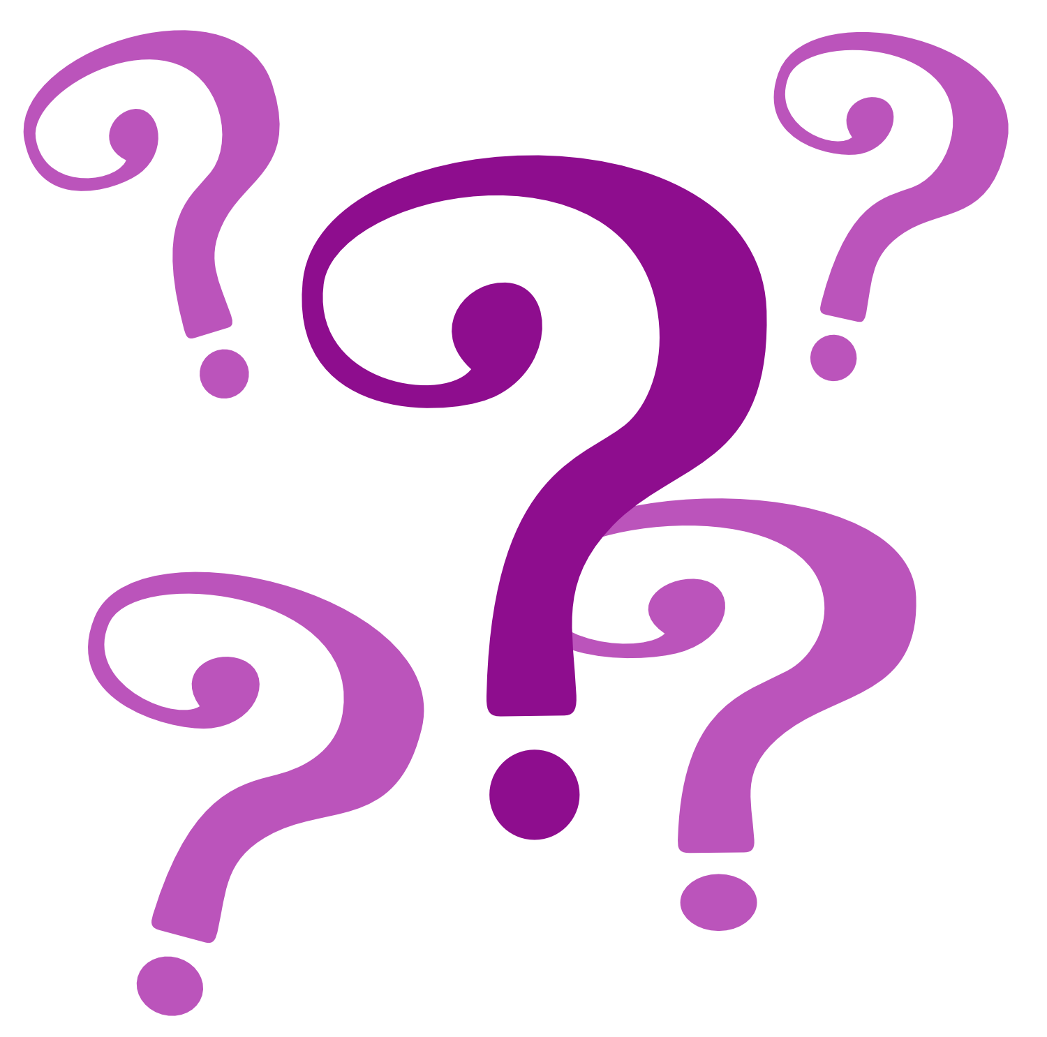 purple questionmark